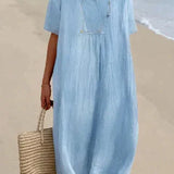 Elegancka letnia sukienka damska | Maxi