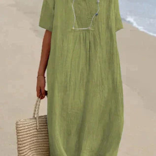 Elegancka letnia sukienka damska | Maxi
