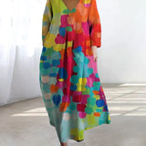 Elegancka sukienka koszulowa dla kobiet | Maxi
