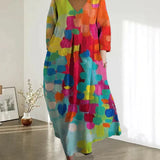 Elegancka sukienka koszulowa dla kobiet | Maxi
